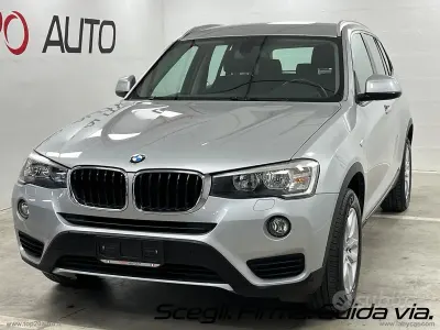 Begagnad BMW X3 Advantage 150 HK (110 kW) 2017 Silver SUV