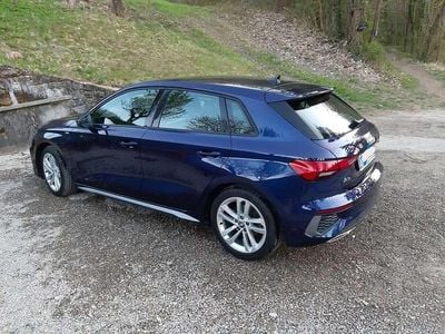 Usata Audi A3 S-Line 150 CV (110 kW) 2020 Blu/azzurro Berlina