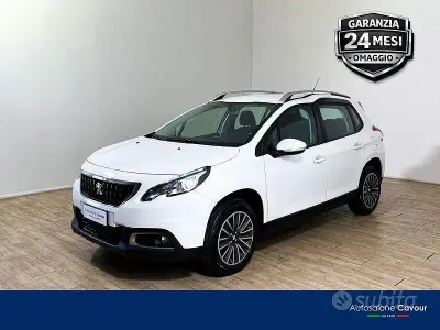Usata Peugeot 2008 Active 83 CV (61 kW) 2019 Bianco SUV
