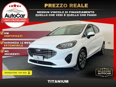 Usata Ford Fiesta Titanium 125 CV (91 kW) 2022 Bianco Utilitaria