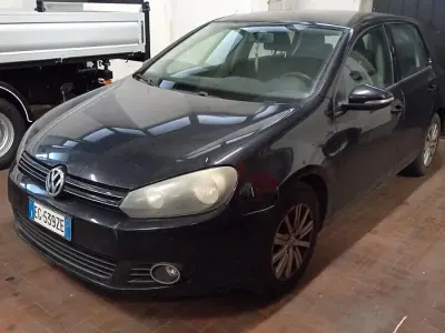 Usata VW Golf VI 105 CV (77 kW) 2011 Nero Utilitaria