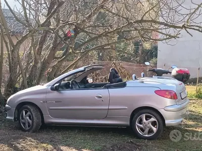 Usata Peugeot 206 CC 109 CV (80 kW) 2005 Grigio Cabrio