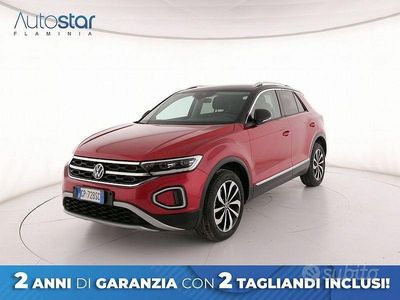 Usata VW T-Roc Style 110 CV (80 kW) 2023 Rosso SUV