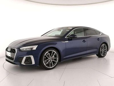 Usata Audi A5 Sportback S-Line 204 CV (150 kW) 2024 Blu navarra metallizzato Utilitaria
