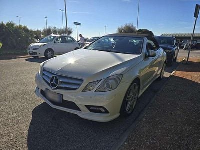 Usata Mercedes E220 Avantgarde 170 CV (125 kW) 2010 Bianco Cabrio