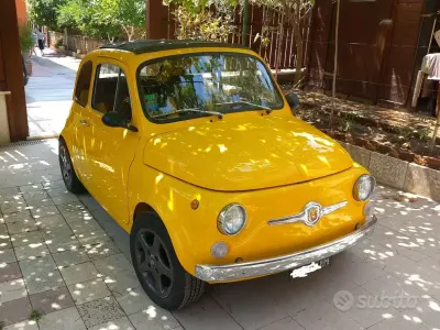 Usata Fiat 500 1960 Giallo Utilitaria