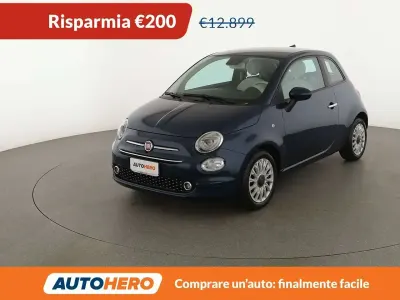 Usata Fiat 500 Lounge 69 CV (50 kW) 2020 Blu/azzurro Berlina
