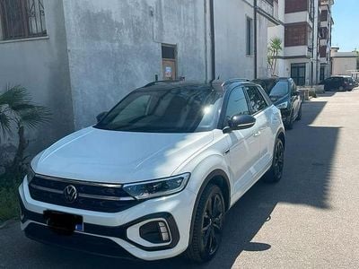 Usata VW T-Roc R-line 110 CV (80 kW) 2022 Bianco SUV