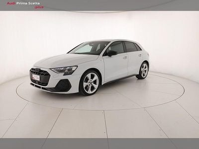 Usata Audi A3 S-Line 150 CV (110 kW) 2025 Bianco ghiacciaio metallizzato Berlina