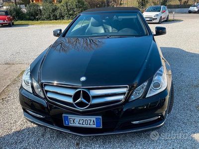 Usata Mercedes E220 Avantgarde 2012 Nero Cabrio