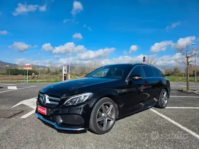 Begagnad Mercedes C220 AMG 170 HK (125 kW) 2017 Svart Kombi
