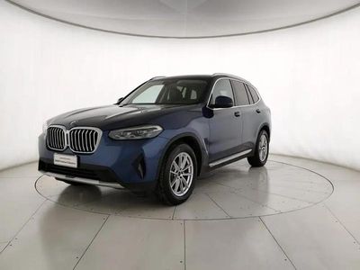 Usata BMW X3 190 CV (139 kW) 2021 Blu SUV