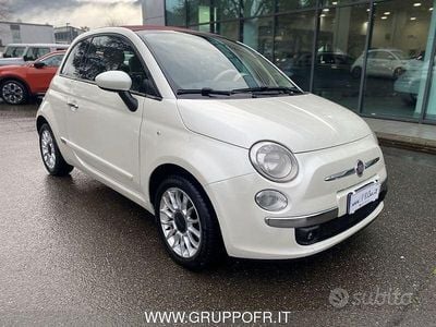 Usata Fiat 500C Lounge 69 CV (50 kW) 2011 Bianco Cabrio