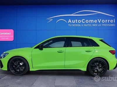 Usata Audi RS3 Premium 400 CV (294 kW) 2025 Verde Berlina