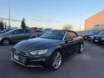 Usata Audi A5 Cabriolet S-Line 190 CV (139 kW) 2018 Grigio Cabrio
