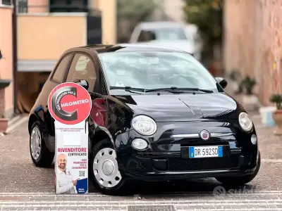 Usata Fiat 500 Lounge 69 CV (50 kW) 2008 Nero Utilitaria