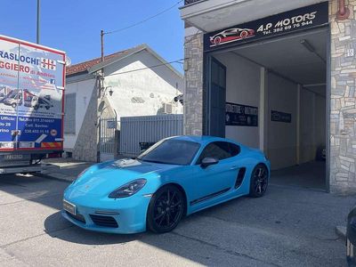 Usata Porsche 718 Cayman 299 CV (219 kW) 2019 Blu miami Coupé