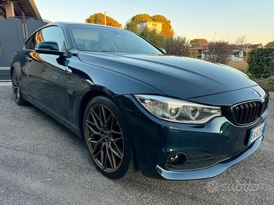 Usata BMW 420 184 CV (135 kW) 2013 Verde Coupé