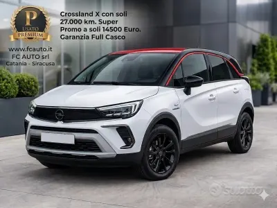 Usata Opel Crossland GS Line 131 CV (96 kW) 2021 Bianco SUV