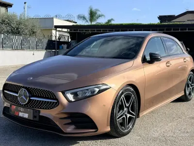 Usata Mercedes A200 AMG Line Premium 150 CV (110 kW) 2022 Marrone Berlina