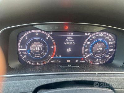 Usata VW Golf VII 115 CV (84 kW) 2018 Nero Berlina