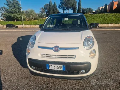 Usata Fiat 500L Lounge 95 CV (69 kW) 2016 Bianco Monovolume