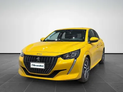 Usata Peugeot 208 Allure 101 CV (74 kW) 2020 Giallo Utilitaria