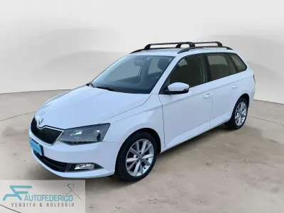 Usata Skoda Fabia Ambition 75 CV (55 kW) 2018 Bianco Utilitaria