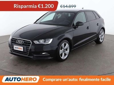 Usata Audi A3 Ambition 110 CV (80 kW) 2016 Nero Berlina