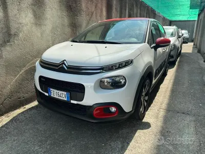 Usata Citroën C3 Shine 83 CV (61 kW) 2019 Bianco Utilitaria