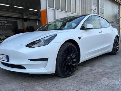 Usata Tesla Model 3 Performance 338 kW (460 CV) 2021 Bianco Berlina