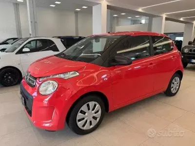Usata Citroën C1 Shine 69 CV (50 kW) 2016 Rosso Utilitaria