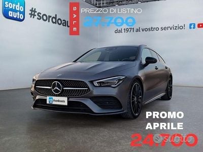 Usata Mercedes CLA200 Premium 150 CV (110 kW) 2019 Grigio Station wagon