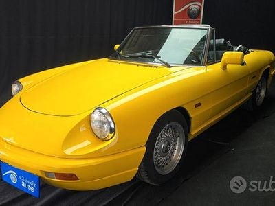 Usata Alfa Romeo Spider Veloce 128 CV (94 kW) 1991 Giallo Cabrio