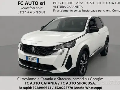 Usata Peugeot 3008 Active 131 CV (96 kW) 2022 Bianco SUV