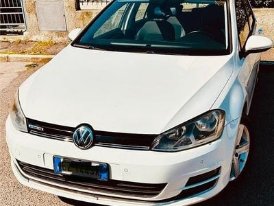 Usata VW Golf VII 110 CV (80 kW) 2014 Bianco Berlina