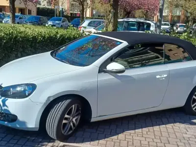 Brugt VW Golf Cabriolet 105 HK (77 kW) 2012 Hvid Cabriolet