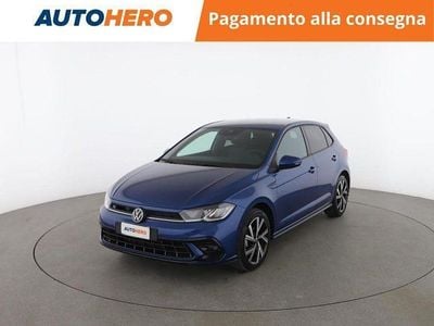 Usata VW Polo R-line 95 CV (69 kW) 2022 Blu Utilitaria