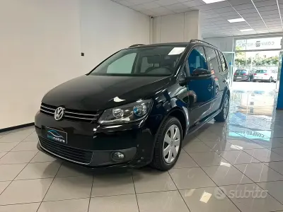 Usata VW Touran Comfortline 105 CV (77 kW) 2014 Nero Monovolume