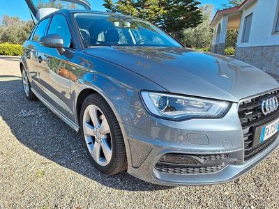 Usata Audi A3 S-Line 150 CV (110 kW) 2015 Grigio Berlina
