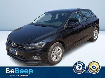 Usata VW Polo Comfortline 80 CV (58 kW) 2019 Nero pastello Utilitaria