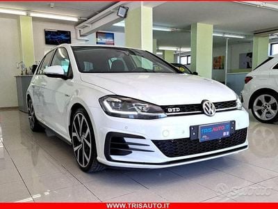 Usata VW Golf VII GTD 186 CV (136 kW) 2017 Bianco Berlina