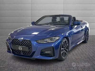 Usata BMW 420 M Sport 190 CV (139 kW) 2022 Blu Cabrio