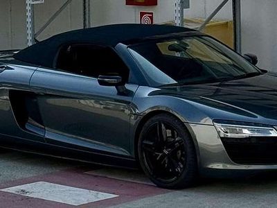 Usata Audi R8 Spyder Ambiente 430 CV (316 kW) 2014 Grigio Cabrio