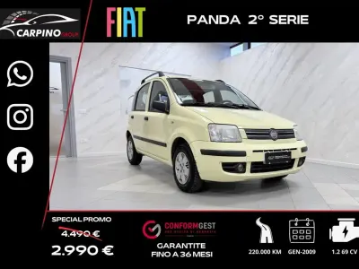 Usata Fiat Panda Dynamic 60 CV (44 kW) 2009 Giallo Utilitaria