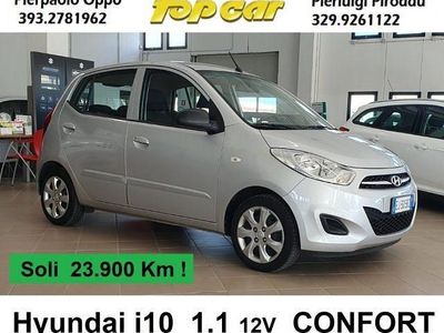 Usata Hyundai i10 Comfort 69 CV (50 kW) 2011 Argento metallizzato Utilitaria