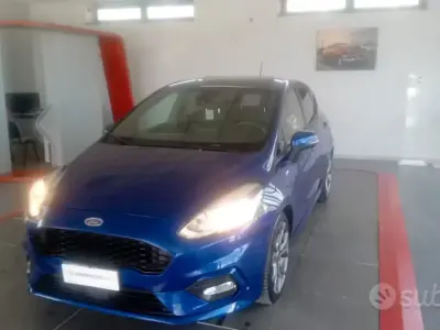 Gebraucht Ford Fiesta ST-Line 86 PS (63 kW) 2018 Blau Kleinwagen