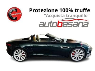 Usata Jaguar F-Type S 381 CV (280 kW) 2013 Verde Cabrio