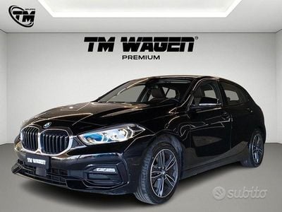 Usata BMW 116 Luxury Line 116 CV (85 kW) 2021 Nero Utilitaria