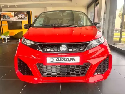 Nuova Aixam City GTO 2026 Rosso Utilitaria